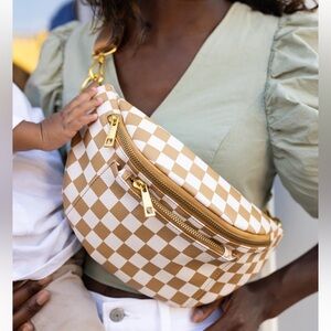 FAWN DESIGN - Fawny Pack Checked Fanny Pack
